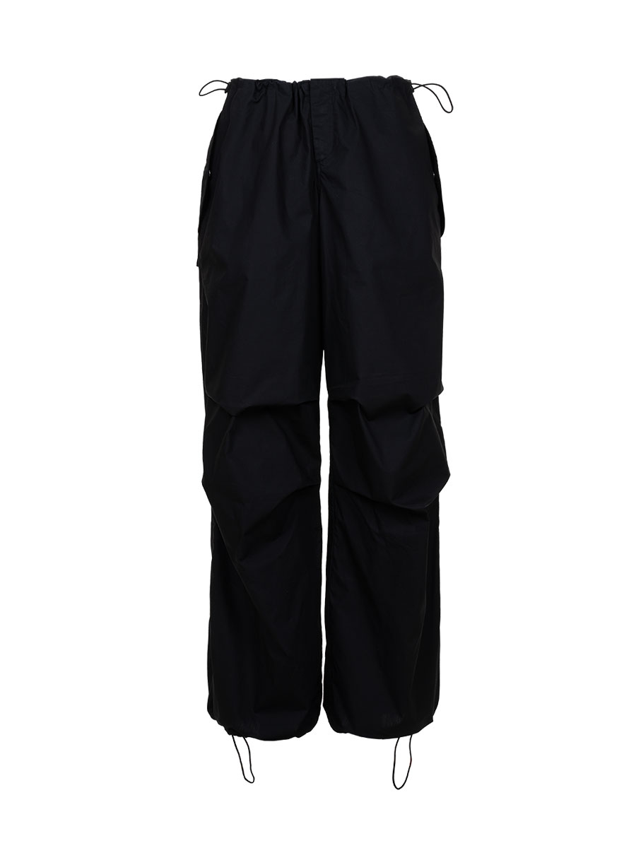 back pocket pants (black)