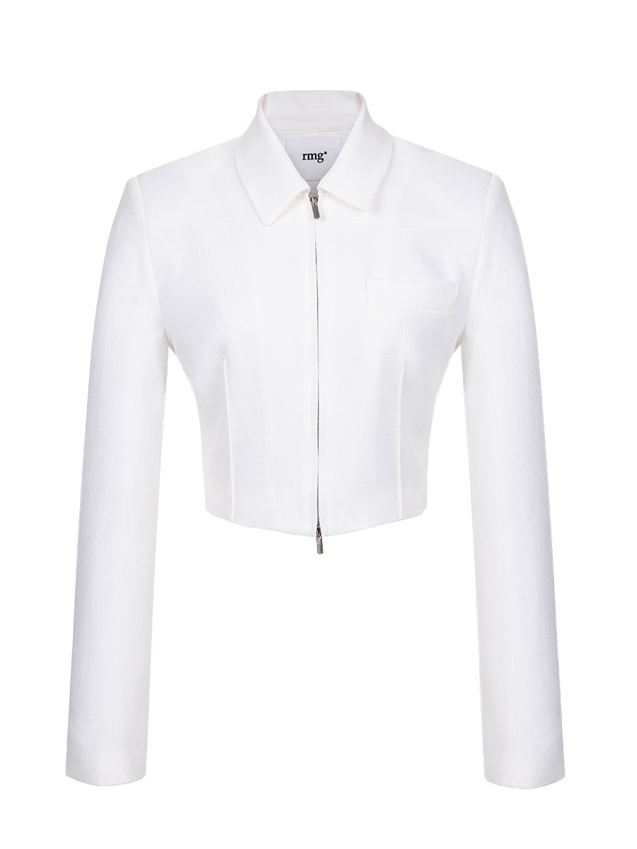 Two-zipper jacket (white)