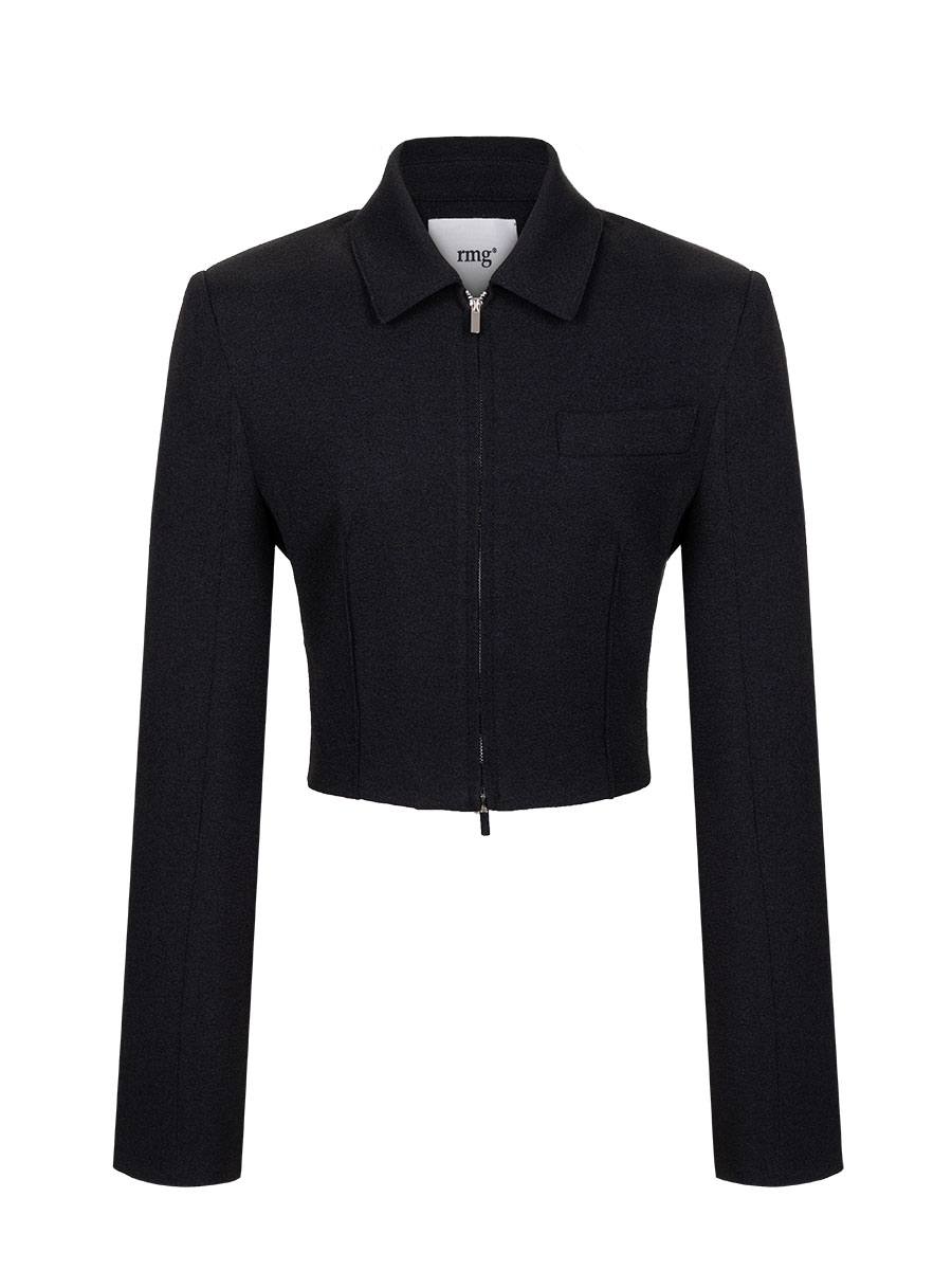 Two-zipper jacket (black)